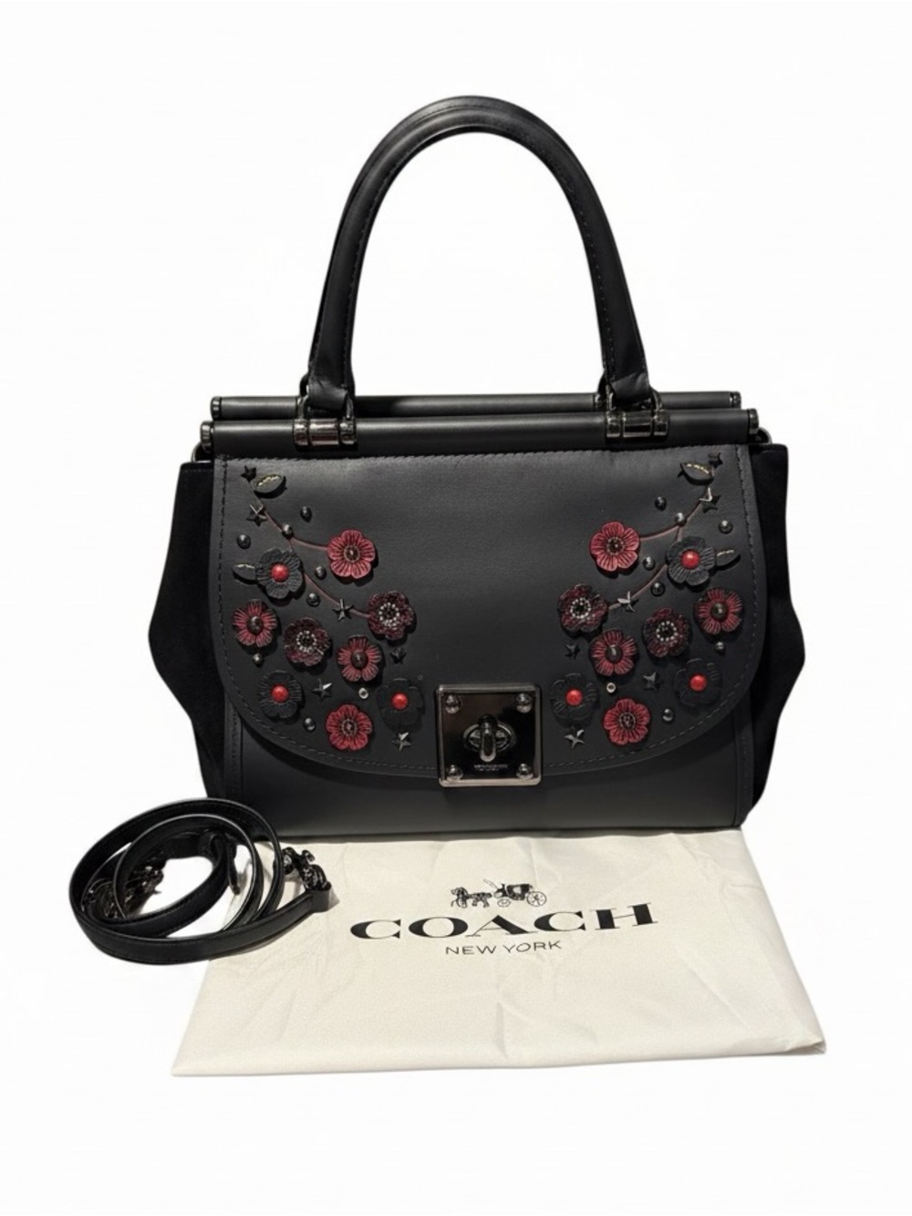 Coach 1941 Large Drifter Willow Tea Rose Satchel